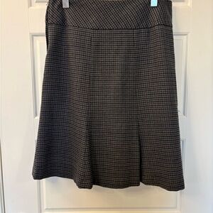 RW&CO. Blue, Green and Gray Houndstooth A-Line Skirt